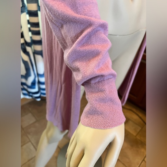 Torrid Longline Cardigan Lilac Sweater Size 0 - Picture 10 of 14